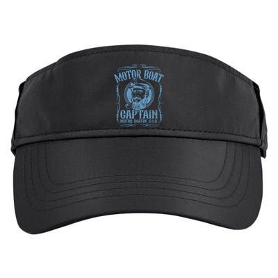 Motor Boat Captain Funny Pontoon Boating Boatin Lake Adult Drive Performance Visor