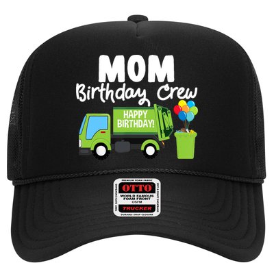 Mom Birthday Crew Garbage Truck Birthday Party Trucker Hat