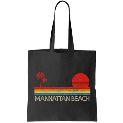 Manhattan Beach California Ca Surfer Retro Sunset Vintage Bag