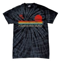 Manhattan Beach California Ca Surfer Retro Sunset Vintage Tie-Dye T-Shirt