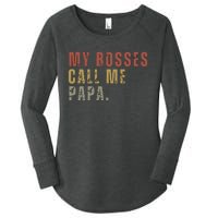 My Boss Calls Me Papa Women's Perfect Tri Tunic Long Sleeve Shirt