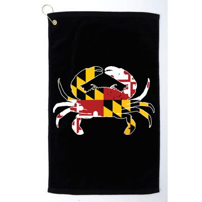 Maryland Blue Crab Vintage Maryland Flag Pride Golf Towel