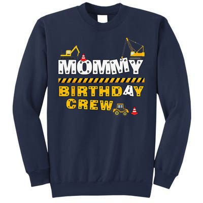 Mommy Birthday Crew Construction Family Birthday Party Sweatshirt