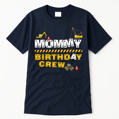 Mommy Birthday Crew Construction Family Birthday Party Tall T-Shirt