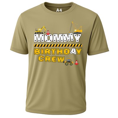 Mommy Birthday Crew Construction Family Birthday Party Cooling Performance Crew T-Shirt