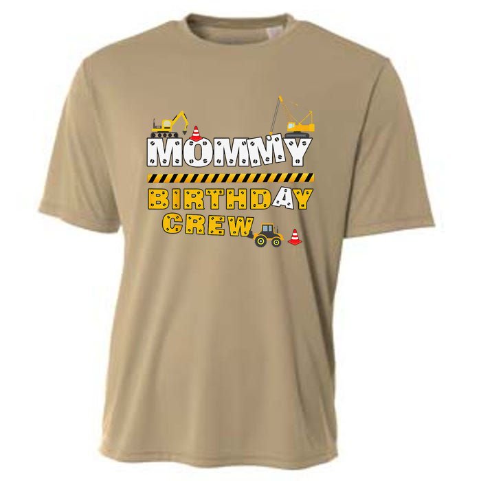 Mommy Birthday Crew Construction Family Birthday Party Cooling Performance Crew T-Shirt