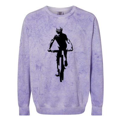 Mountain Bike Cycling Colorblast Crewneck Sweatshirt