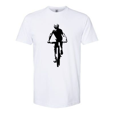 Mountain Bike Cycling Softstyle CVC T-Shirt