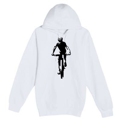 Mountain Bike Cycling Premium Pullover Hoodie