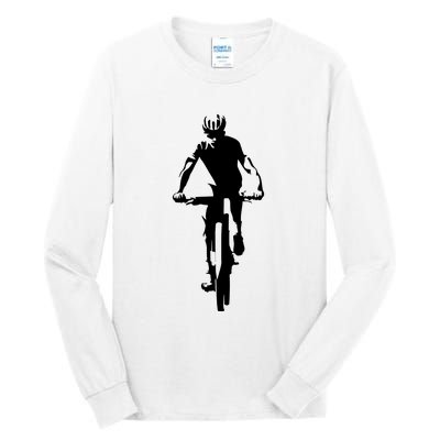 Mountain Bike Cycling Tall Long Sleeve T-Shirt