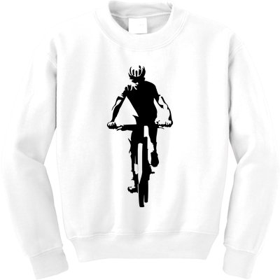 Mountain Bike Cycling Kids Sweatshirt