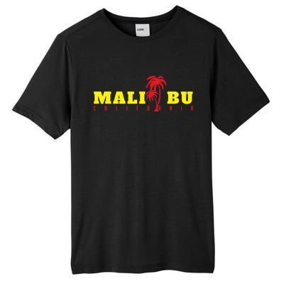 Malibu Beach California Souvenir Tall Fusion ChromaSoft Performance T-Shirt