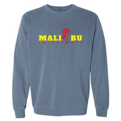 Malibu Beach California Souvenir Garment-Dyed Sweatshirt