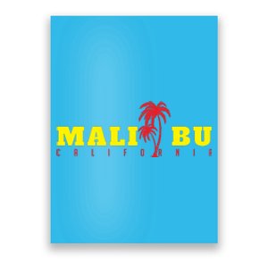 Malibu Beach California Souvenir Poster