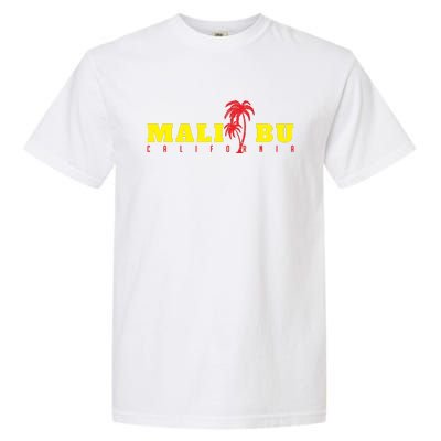 Malibu Beach California Souvenir Garment-Dyed Heavyweight T-Shirt