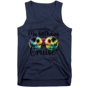 My Birthday Cruise 2025 Party Cruise Birthday Vacation. Tank Top