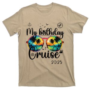 My Birthday Cruise 2025 Party Cruise Birthday Vacation. T-Shirt