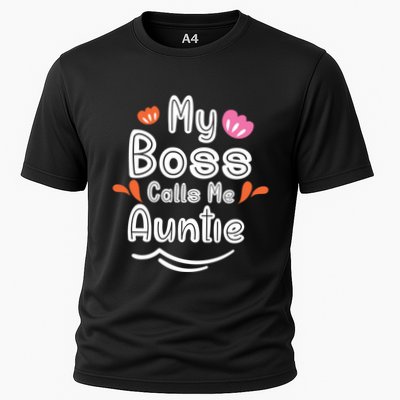 My Boss Calls Me Auntie Performance Shirt