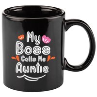 My Boss Calls Me Auntie 11oz C Handle Ceramic Mug