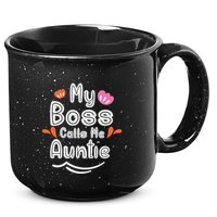 My Boss Calls Me Auntie 15oz Campfire Ceramic Mug
