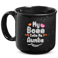 My Boss Calls Me Auntie 15oz Campfire Ceramic Mug