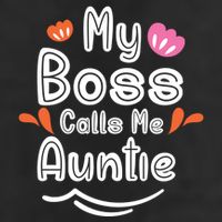 My Boss Calls Me Auntie 15oz Campfire Ceramic Mug