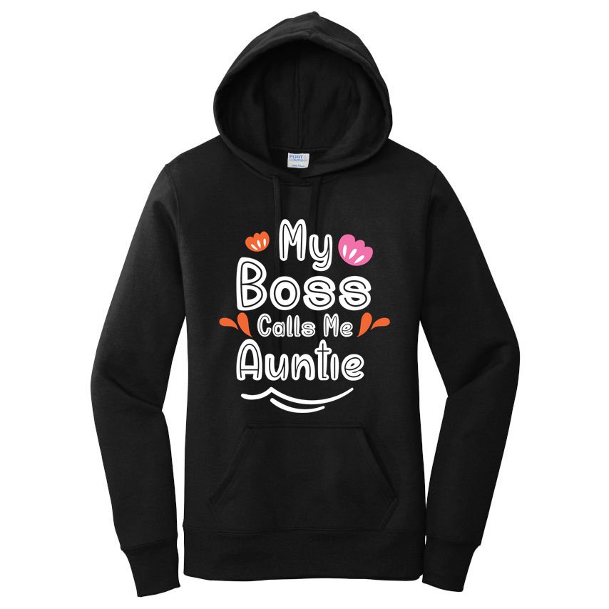 My Boss Calls Me Auntie Women's Pullover Hoodie