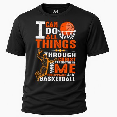 Motivational Basketball Christianity Quote Christian Basketball Bible Verse Performance Shirt