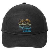 My Birthday Cruise Crew 2025 Family Costume Gift 7-Panel Snapback Hat