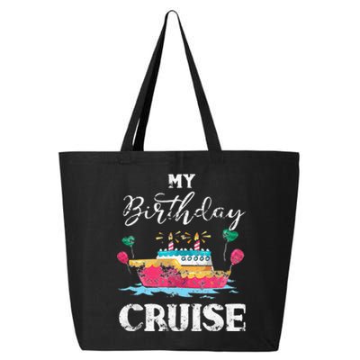 My Birthday Cruise Cruise Ship Lovers 25L Jumbo Tote