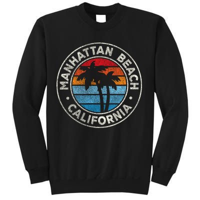 Manhattan Beach California Ca Vintage Graphic Retro 70s Sweatshirt