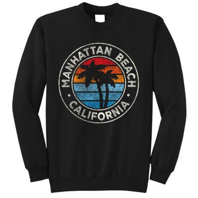 Manhattan Beach California Ca Vintage Graphic Retro 70s Sweatshirt