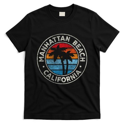 Manhattan Beach California Ca Vintage Graphic Retro 70s T-Shirt