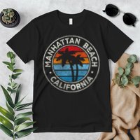 Manhattan Beach California Ca Vintage Graphic Retro 70s Premium T-Shirt