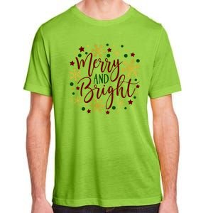 Merry & Bright Christmas Patterns Adult ChromaSoft Performance T-Shirt