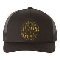 Merry & Bright Christmas Patterns Yupoong Adult 5-Panel Trucker Hat