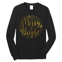 Merry & Bright Christmas Patterns Long Sleeve Shirt