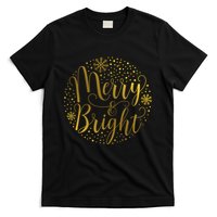 Merry & Bright Christmas Patterns T-Shirt