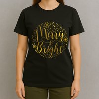 Merry & Bright Christmas Patterns T-Shirt