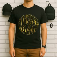 Merry & Bright Christmas Patterns T-Shirt