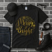 Merry & Bright Christmas Patterns Tall T-Shirt