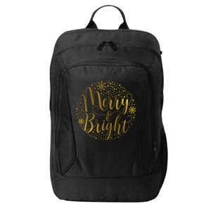 Merry & Bright Christmas Patterns City Backpack