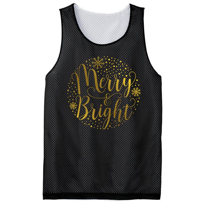 Merry & Bright Christmas Patterns Mesh Reversible Basketball Jersey Tank