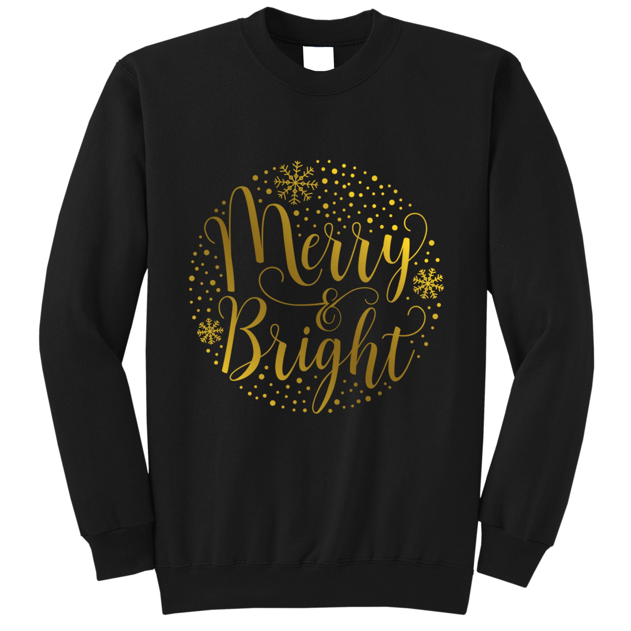 Merry & Bright Christmas Patterns Tall Sweatshirt