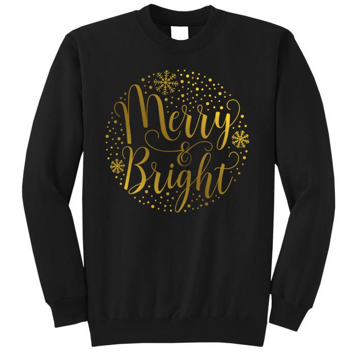 Merry & Bright Christmas Patterns Tall Sweatshirt