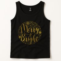 Merry & Bright Christmas Patterns Tank Top