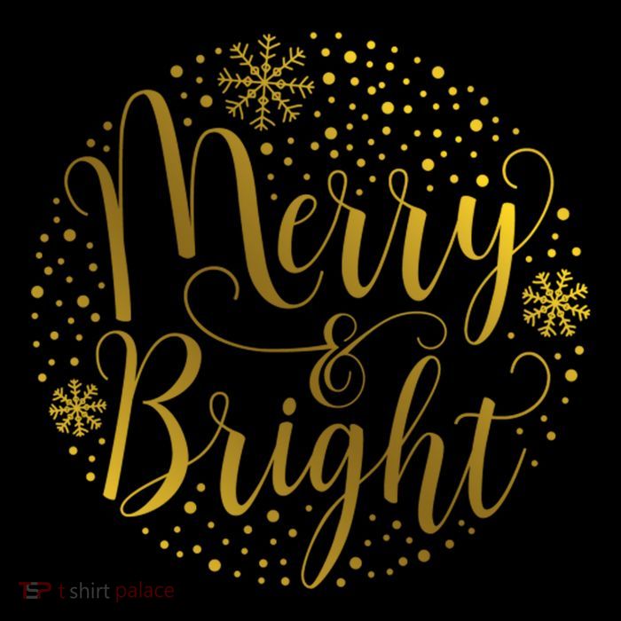Merry & Bright Christmas Patterns Womens T-Shirt
