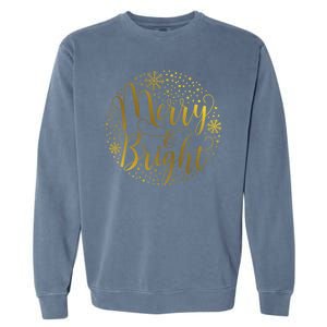 Merry & Bright Christmas Patterns Garment-Dyed Sweatshirt