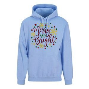 Merry & Bright Christmas Patterns Unisex Surf Hoodie