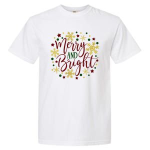 Merry & Bright Christmas Patterns Garment-Dyed Heavyweight T-Shirt